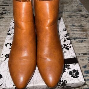 CL by Laundry Brown Ankle Booties